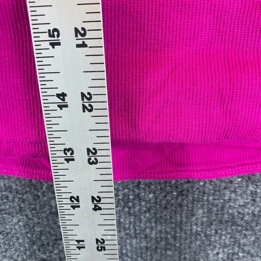 Lululemon Scuba Oversized Sweatshirt Womens XS/S Sonic Pink Funnel Neck Half Zip